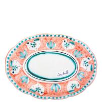 SERVIERPLATTE 38cm - PULCINO SALMONE 