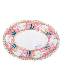 SERVIERPLATTE 38cm - ELEFANTE ROSA 