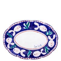 SERVIERPLATTE 38cm - PESCE BLUE 